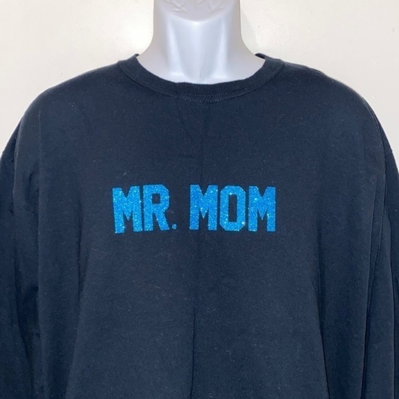 Unisex Mr.Mom Long Sleeved Graphic Tee - Picture 6 of 9